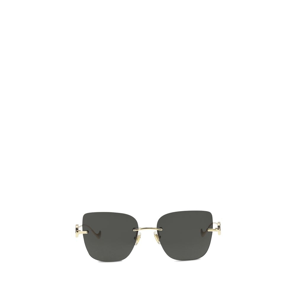 Valentino Garavani Women’s Sunglasses – Black Metal Cat-Eye Design
