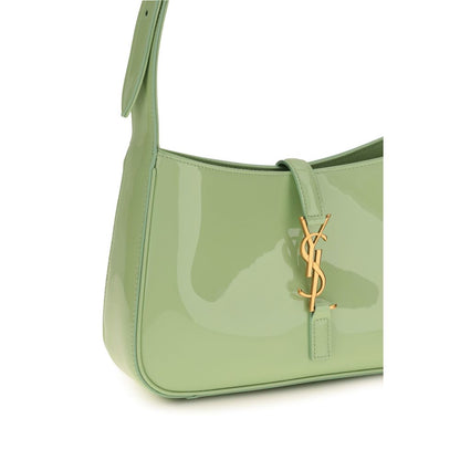 Saint Laurent Green Calf Leather Bos Taurus Shoulder Bag