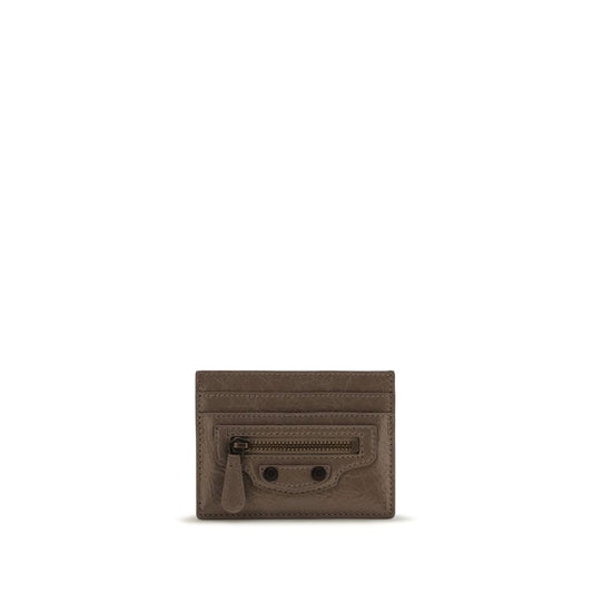 Balenciaga Brown Le City Card Holder Wallet