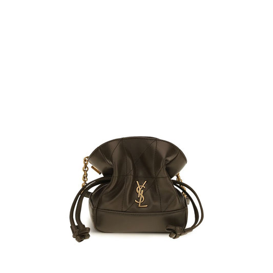 Saint Laurent Jamie Mini Leather Clutch Bag