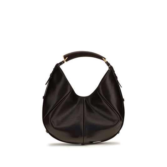 Saint Laurent Brown Calf Leather Medium Mombasa Shoulder Bag