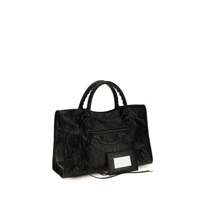 Balenciaga Black Le City Medium Shoulder Bag