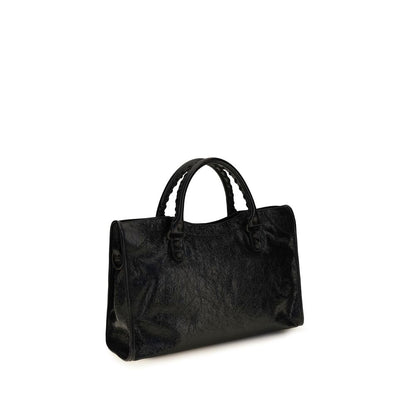 Balenciaga Black Le City Medium Shoulder Bag
