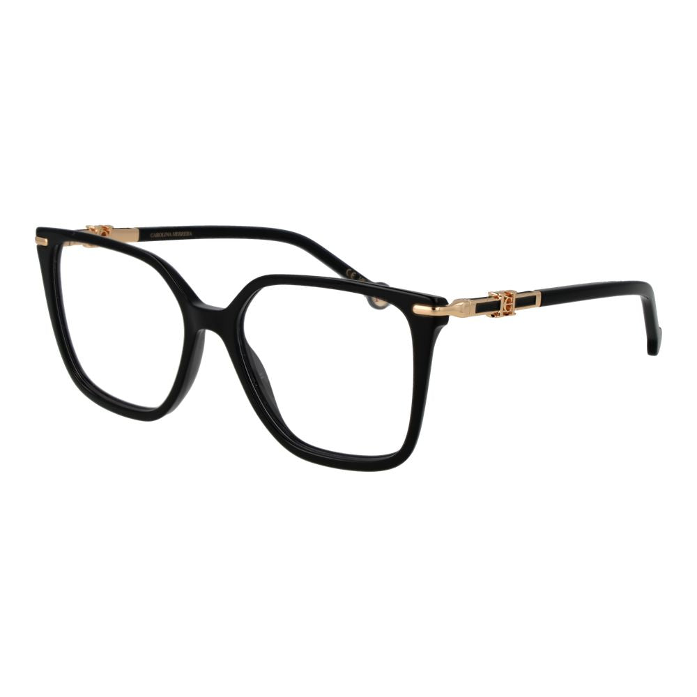 Carolina Herrera Women's Optical Glasses – Black Acetate Frames
