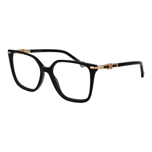 Carolina Herrera Women's Optical Glasses – Black Acetate Frames