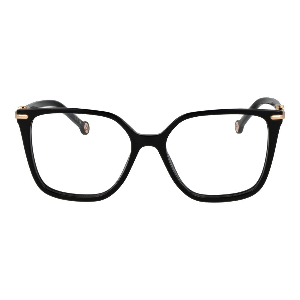Carolina Herrera Women's Optical Glasses – Black Acetate Frames