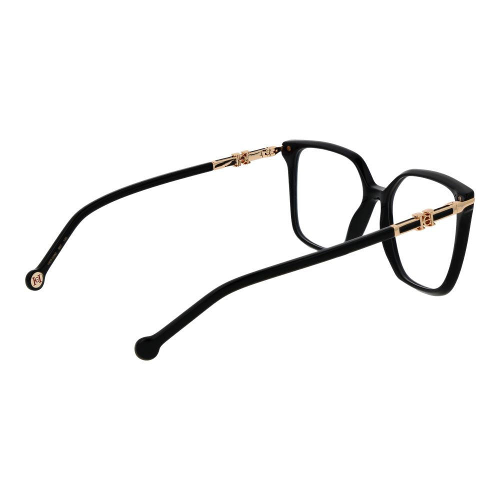 Carolina Herrera Women's Optical Glasses – Black Acetate Frames