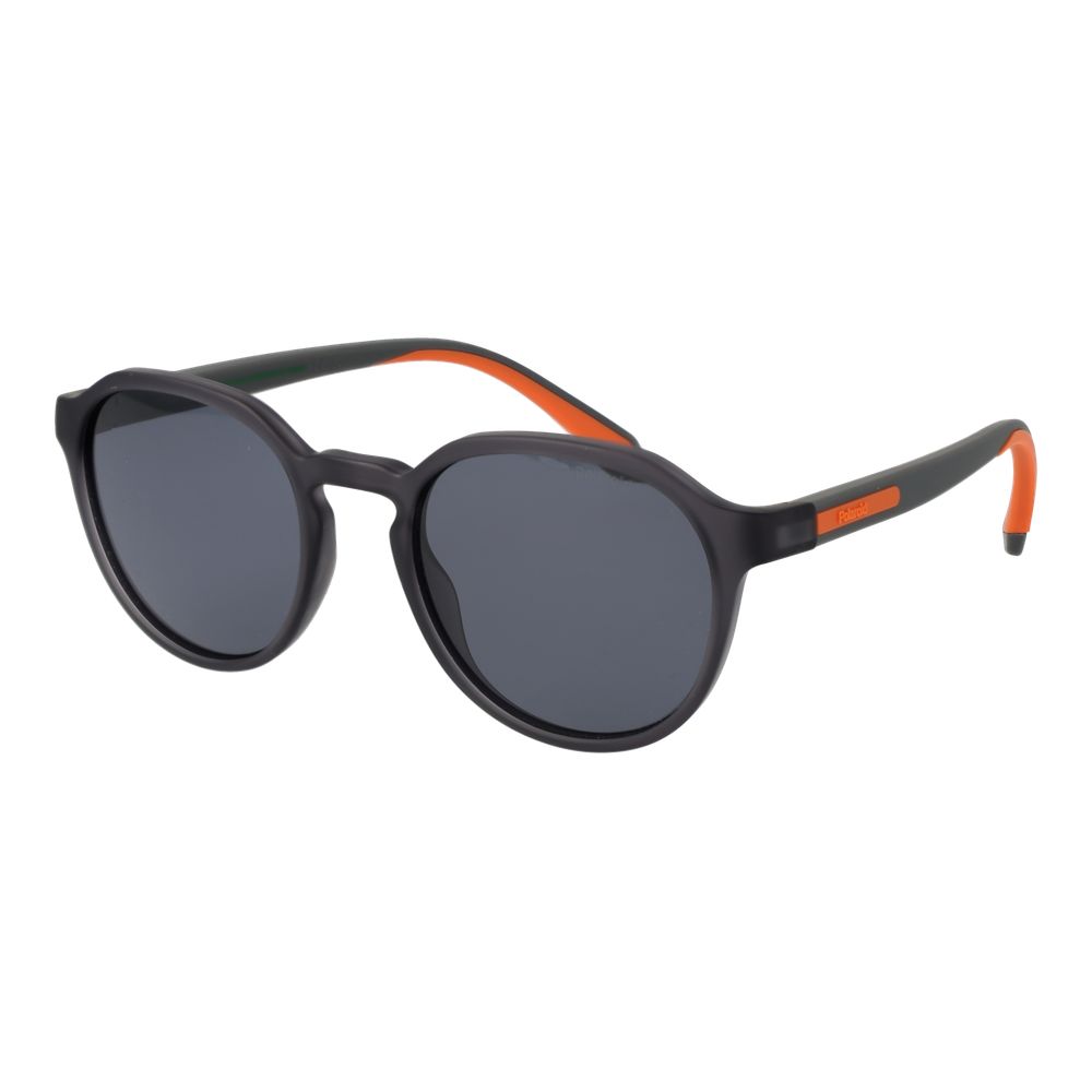 Polaroid Men’s Sunglasses – Grey Panto Frame, Polarized Lenses