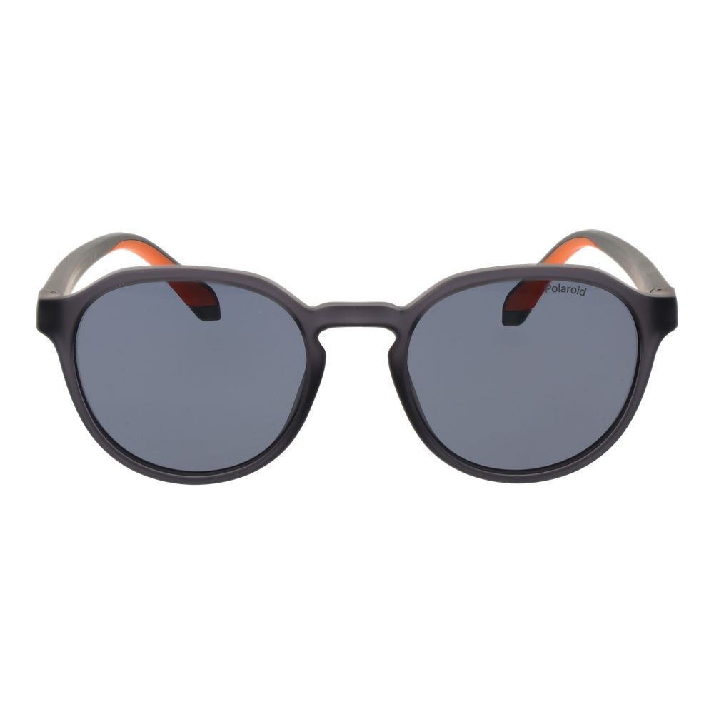 Polaroid Men’s Sunglasses – Grey Panto Frame, Polarized Lenses