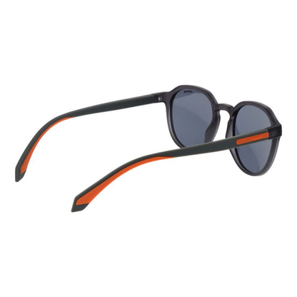 Polaroid Men’s Sunglasses – Grey Panto Frame, Polarized Lenses