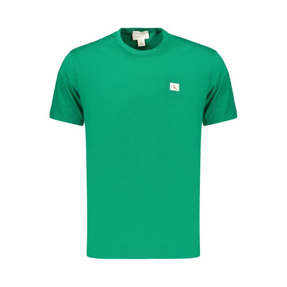 Calvin Klein Green Cotton Men's T-Shirt - XXL