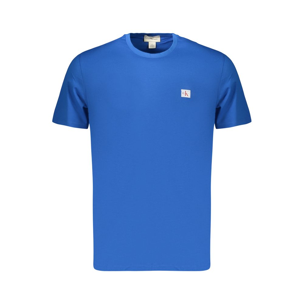 Calvin Klein Blue Cotton Men's T-Shirt XXL