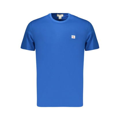 Calvin Klein Blue Cotton Men's T-Shirt XXL