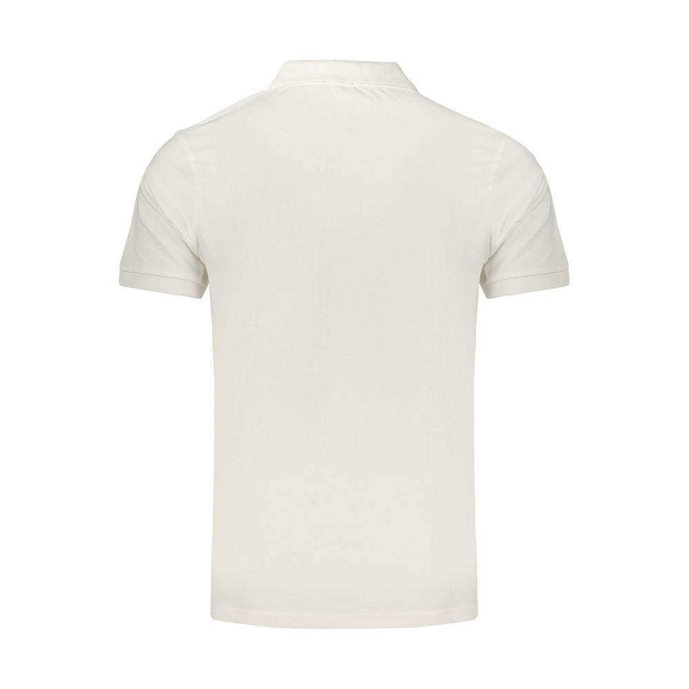 Rifle White Cotton Men's Polo: Effortless Italian Style