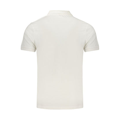 Rifle White Cotton Men's Polo: Effortless Italian Style
