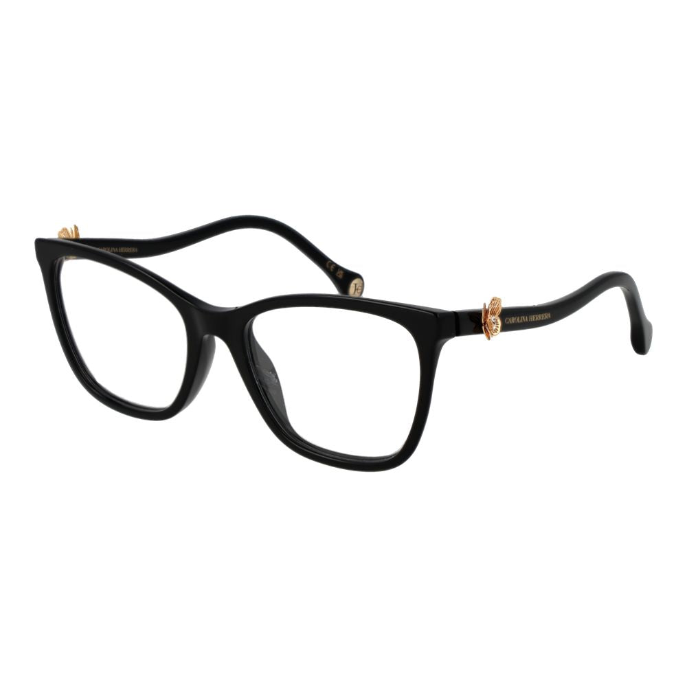 Carolina Herrera Women’s Black Cat Eye Glasses – 54mm Frames
