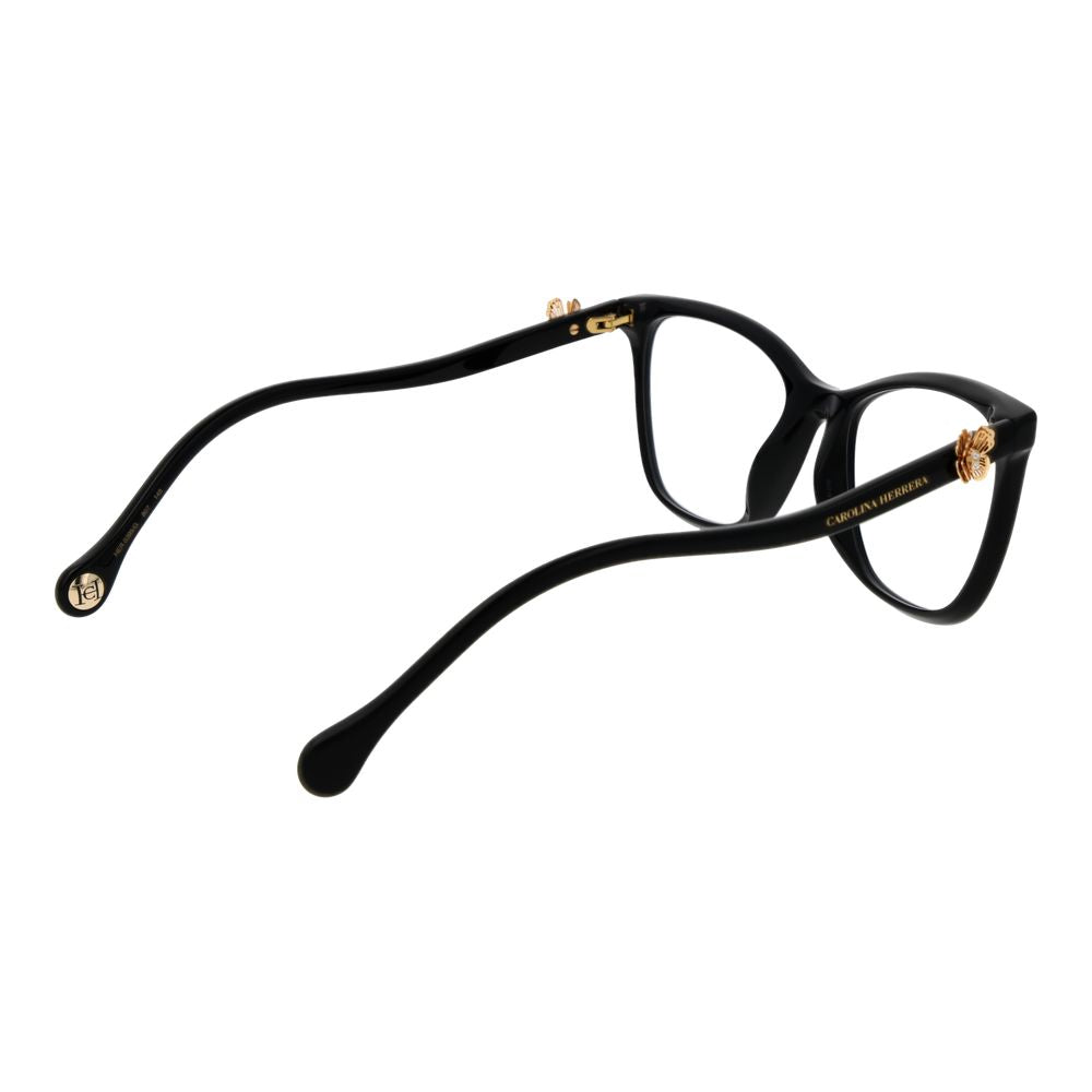 Carolina Herrera Women’s Black Cat Eye Glasses – 54mm Frames