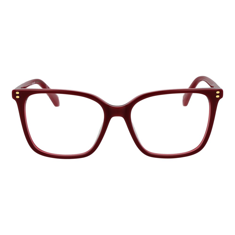 Polaroid Women’s Optical Glasses – Red Square Full-Rim Frame