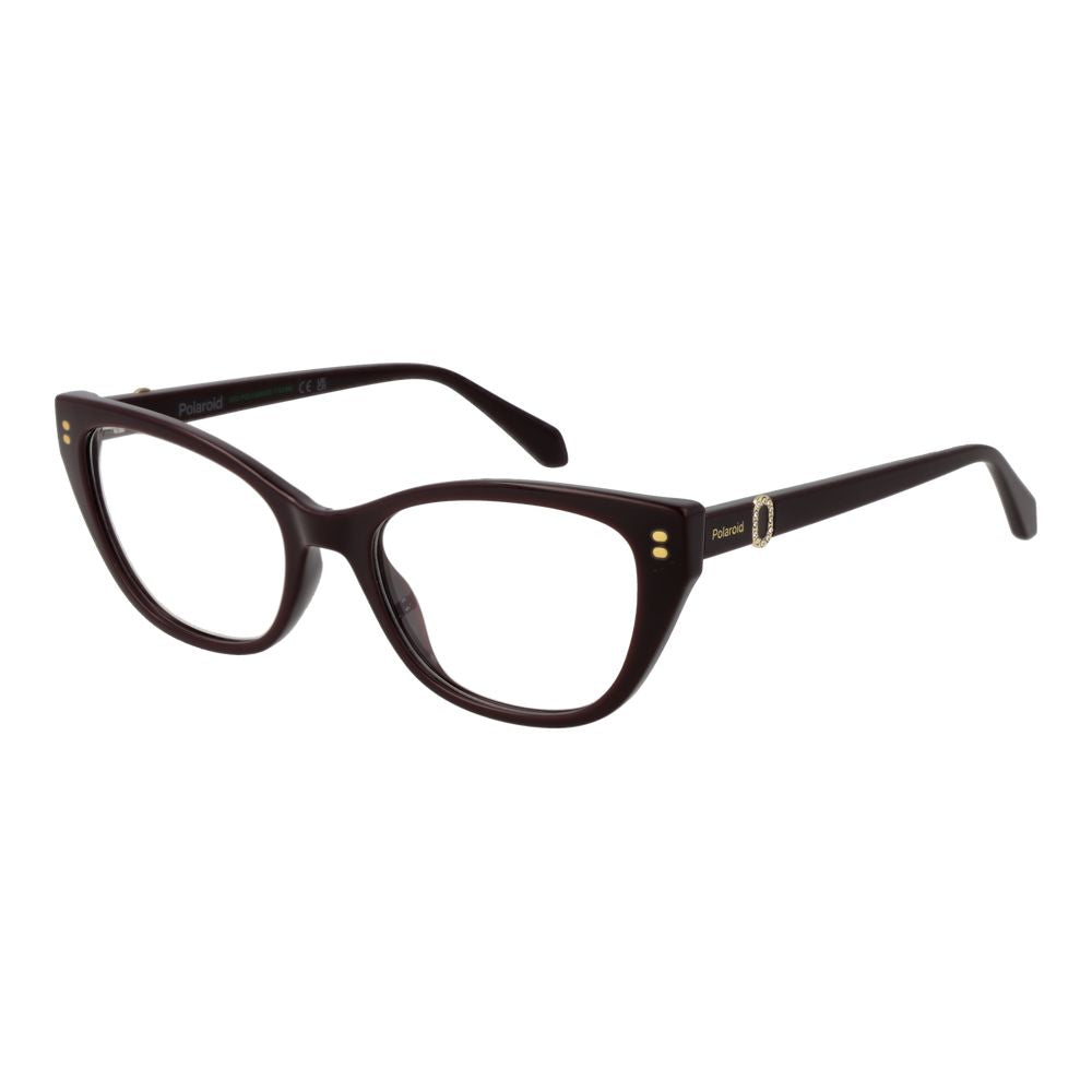 Polaroid Women’s Cat Eye Glasses – Purple Full-Rim Frames