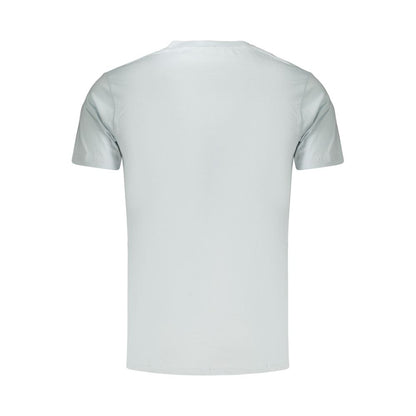 RIFLE Light Blue Cotton Men's T-Shirt