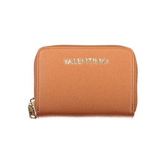 Mario Valentino Brown Faux Leather Wallet