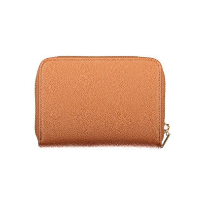 Mario Valentino Brown Faux Leather Wallet