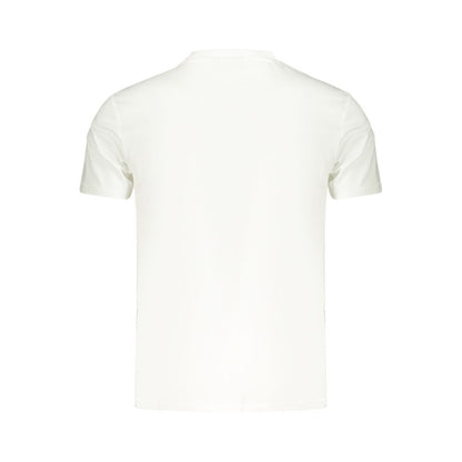 Napapijri White Cotton Men's T-Shirt
