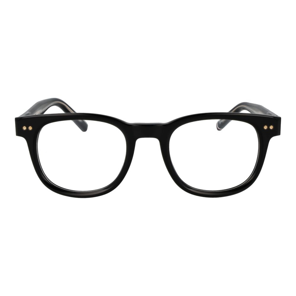 Tommy Hilfiger Men's Optical Glasses – Black Round Frame, 51mm