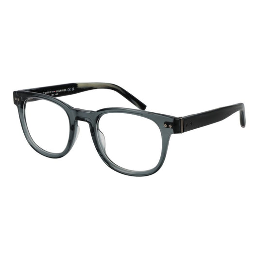 Tommy Hilfiger Men's Optical Glasses – Grey Acetate Full-Rim Frame