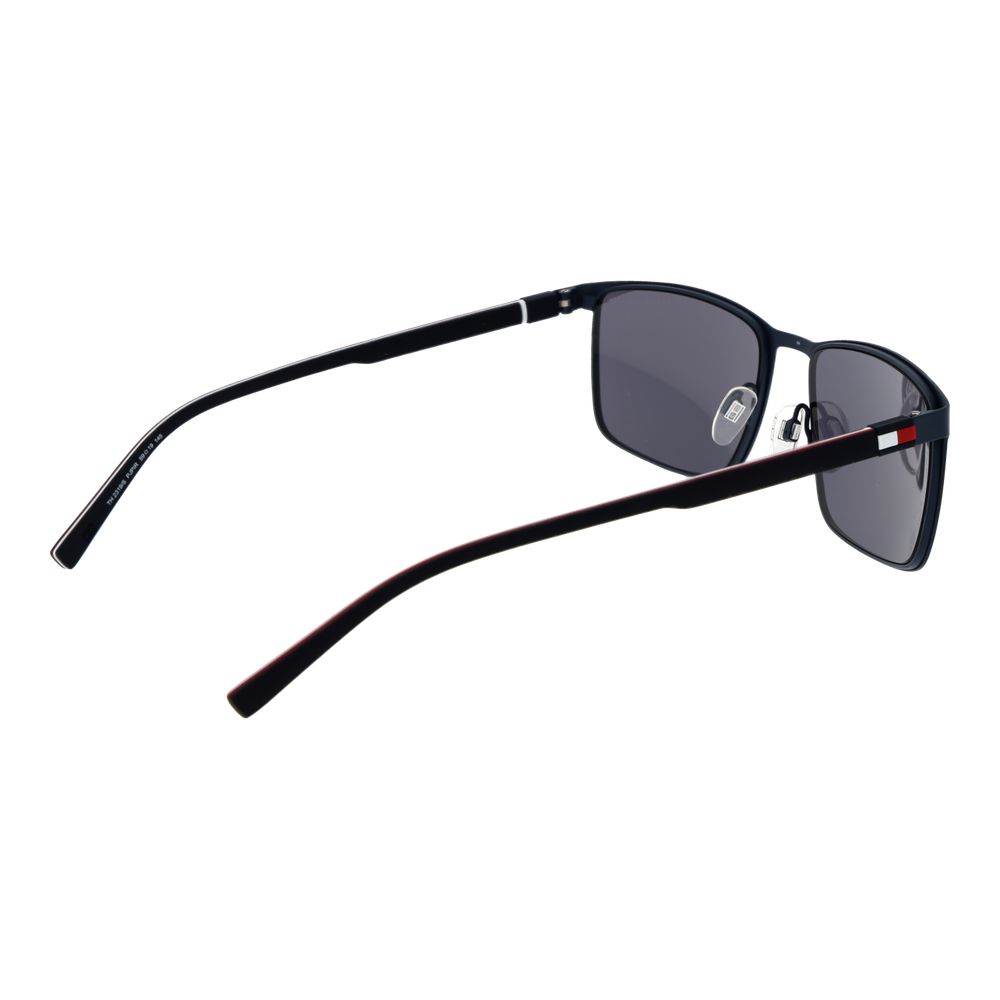Tommy Hilfiger Men’s Sunglasses – Blue Metal Frame, Grey lenses