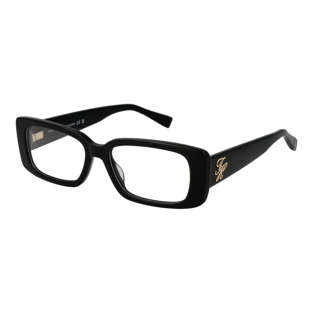 Tommy Hilfiger Women’s Optical Glasses – Black Rectangle Frame