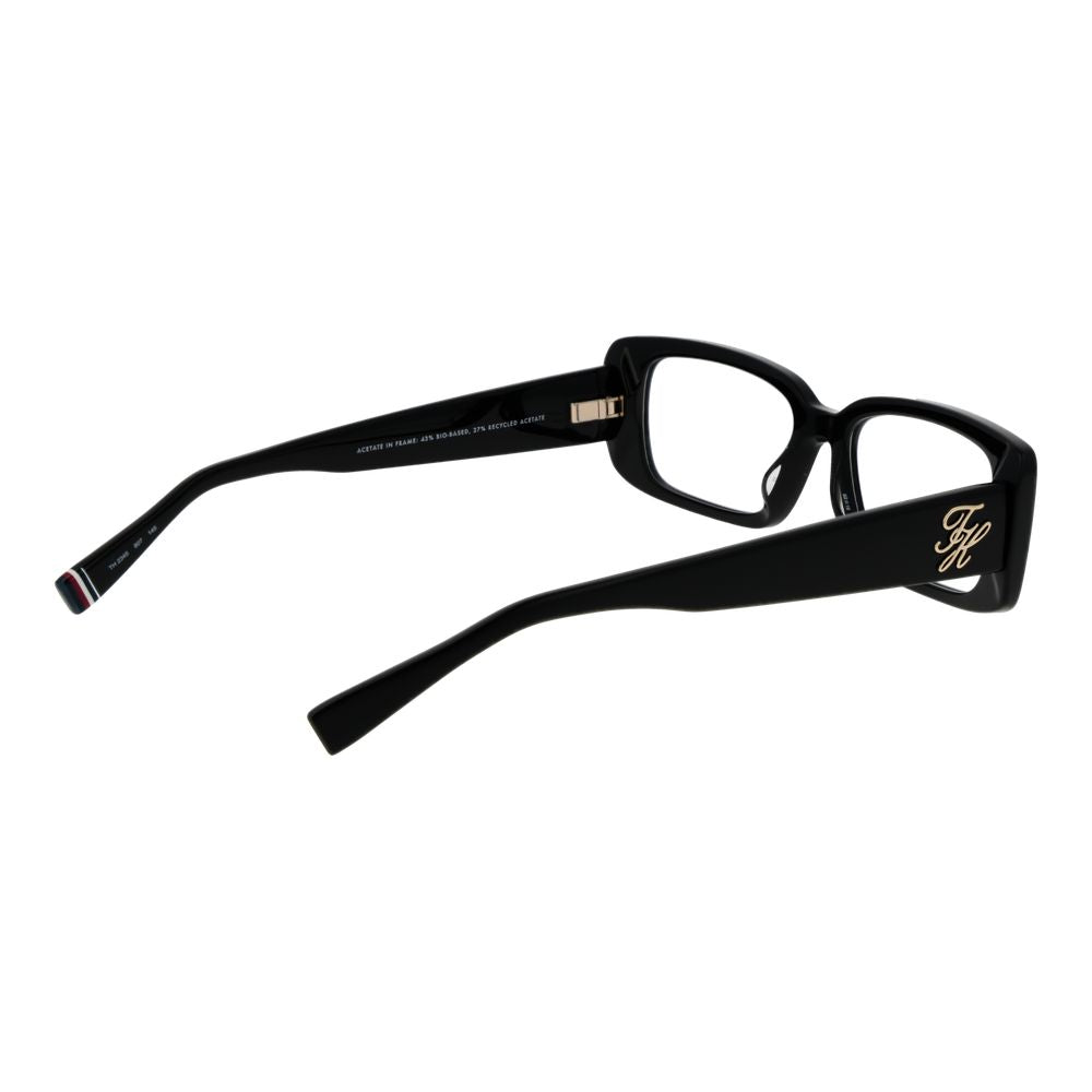 Tommy Hilfiger Women’s Optical Glasses – Black Rectangle Frame