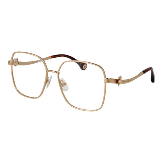 Carolina Herrera Women’s Gold Metal Glasses – Square Frame