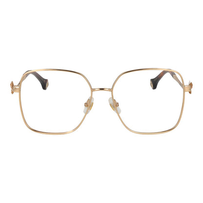 Carolina Herrera Women’s Gold Metal Glasses – Square Frame