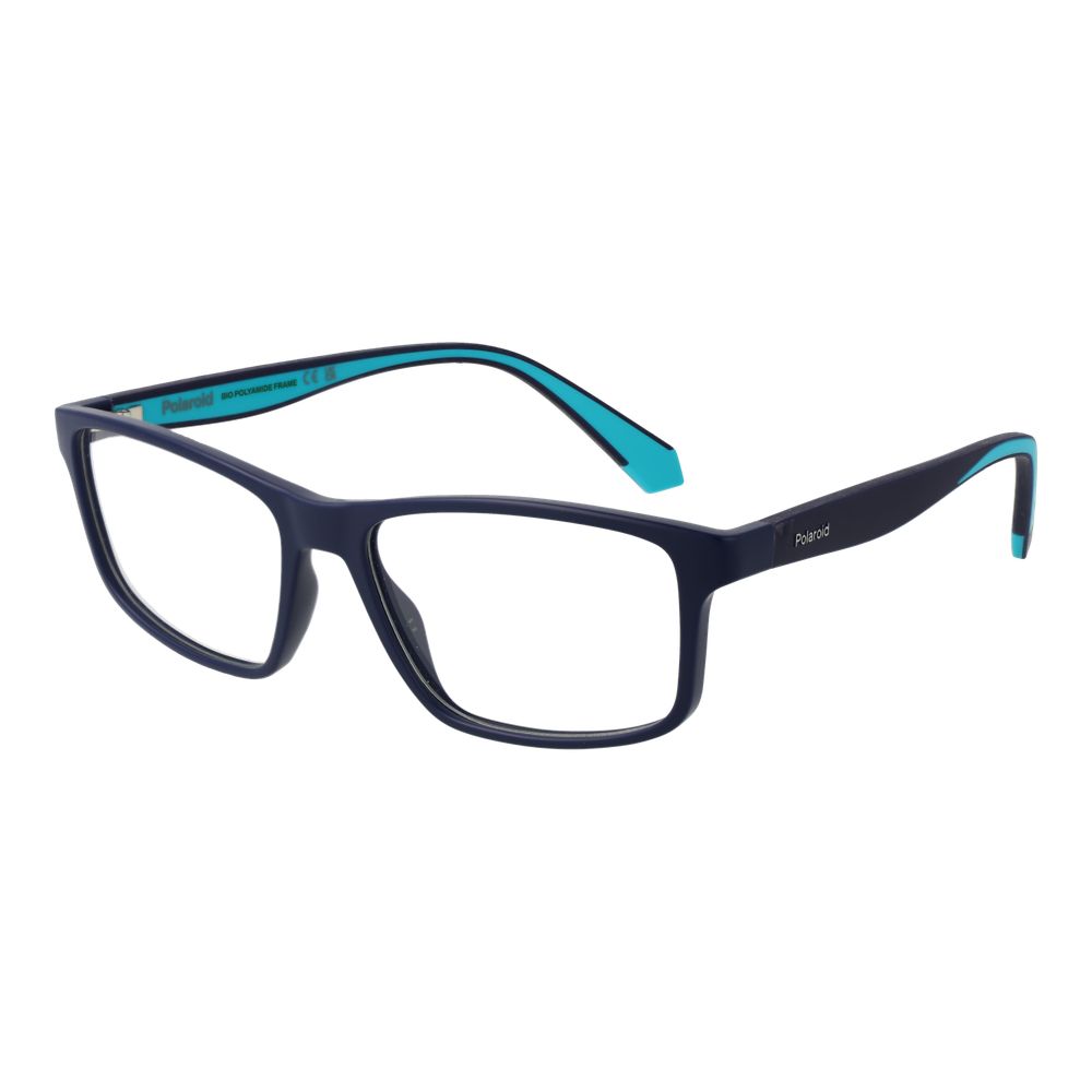 Polaroid Men’s Sunglasses – Blue Rectangle Frame, Polarized Lenses