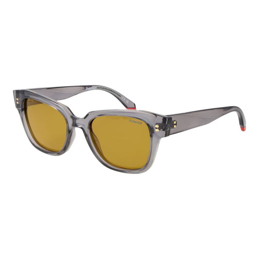 Polaroid Women's Cat Eye Sunglasses – Grey Frame, Yellow Polarized Lenses