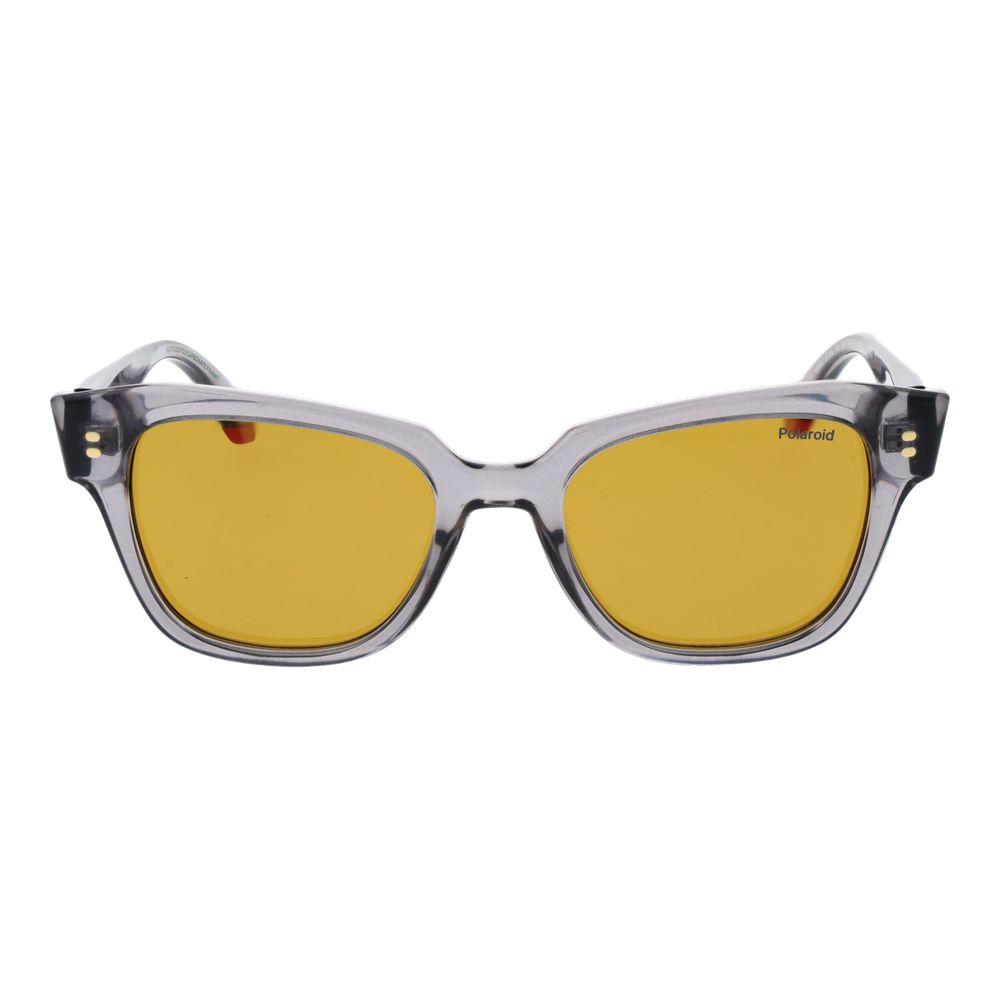 Polaroid Women's Cat Eye Sunglasses – Grey Frame, Yellow Polarized Lenses