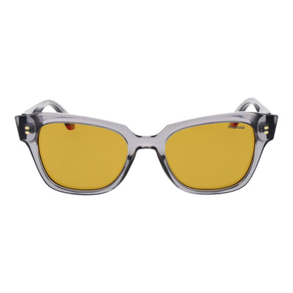 Polaroid Women's Cat Eye Sunglasses – Grey Frame, Yellow Polarized Lenses