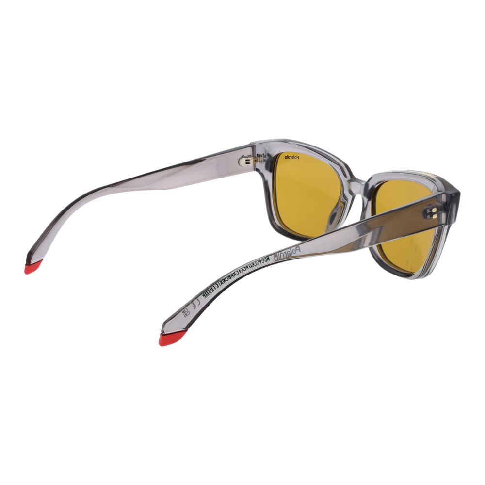 Polaroid Women's Cat Eye Sunglasses – Grey Frame, Yellow Polarized Lenses