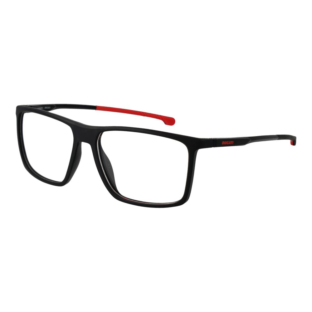 Carrera Ducati Men’s Optical Glasses – Black Full-Rim Frame, 56mm