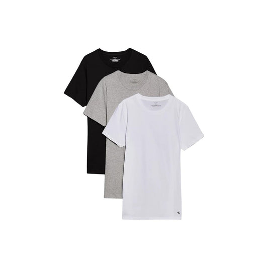 Calvin Klein Underwear Black Grey White 3 Pack Cotton T-shirts