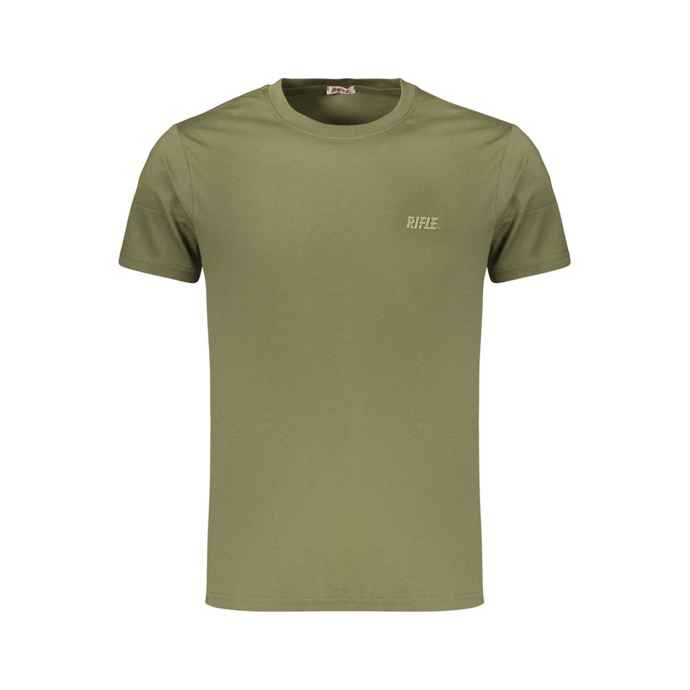 Rifle Green Cotton T-Shirt - Effortless Casual Style
