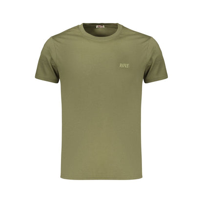 Rifle Green Cotton T-Shirt - Effortless Casual Style
