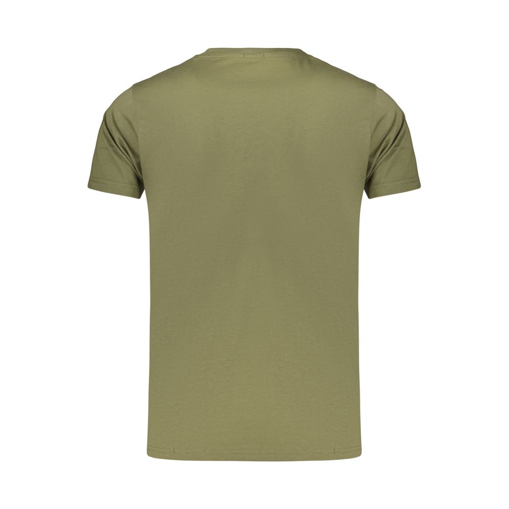 Rifle Green Cotton T-Shirt - Effortless Casual Style