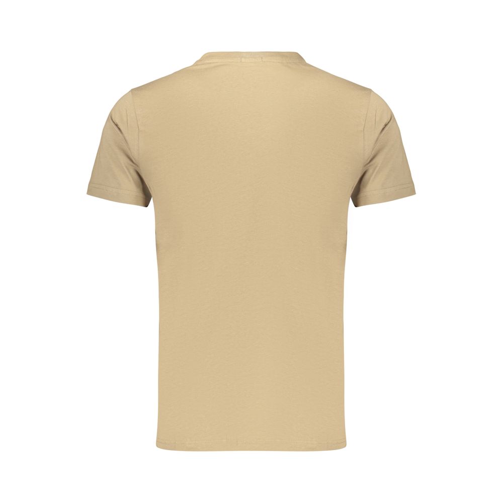 Rifle Brown Cotton T-Shirt - Effortless Casual Wear