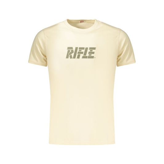 Rifle Beige Cotton T-Shirt - Effortless Everyday Style