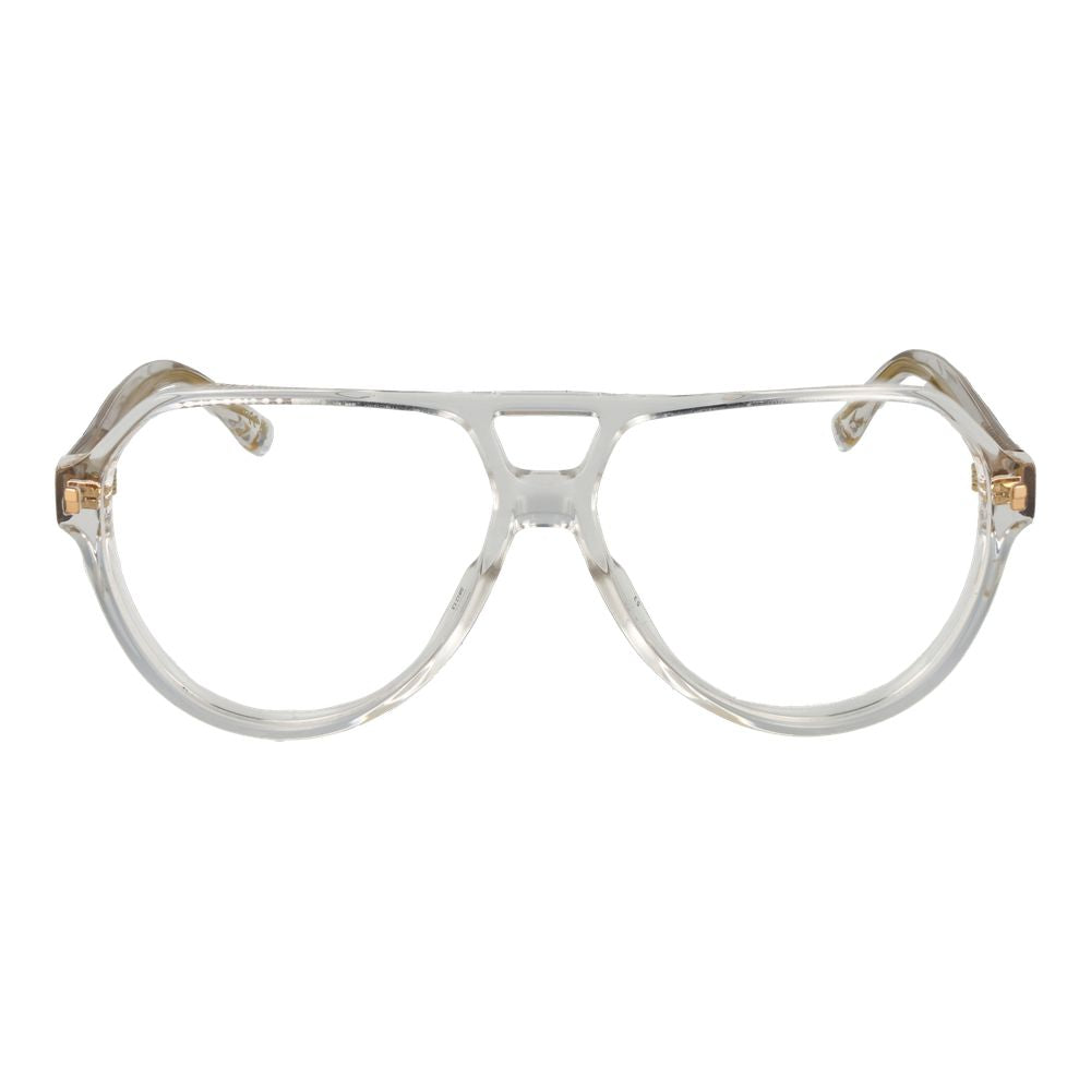 Dsquared² Men's Transparent Acetate Glasses – Aviator Full-Rim Frames