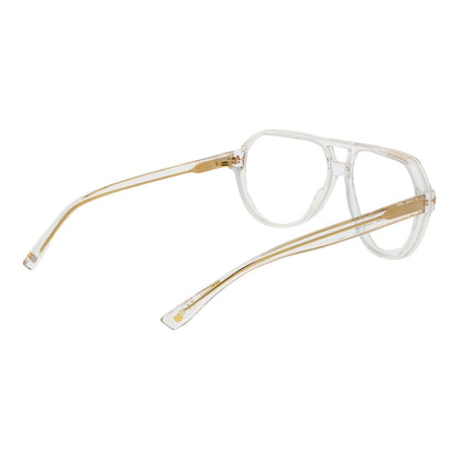 Dsquared² Men's Transparent Acetate Glasses – Aviator Full-Rim Frames