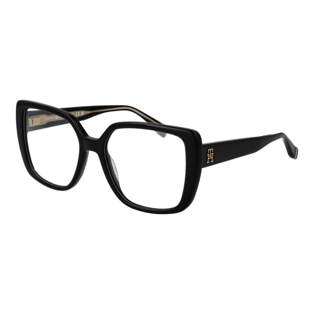 Tommy Hilfiger Women’s Acetate Glasses – Black Butterfly Frame