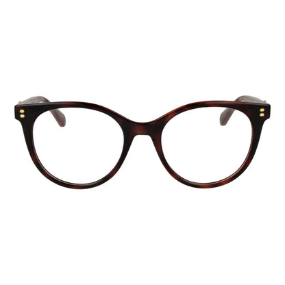 Polaroid Women’s Cat Eye Glasses – Brown Full-Rim Frame, 52mm
